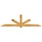 Ekena Millwork Kennewick Timber Gable Bracket, Western Red Cedar, 108"W x 31 1/2"H x 4"D x 6"F, 7/12 Pitch GBW108X31X0406KEN00RWR - alternate 1